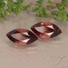 2.48 ct natürliche dunkelrot Pyrop-Granat-Edelsteine, Marquise, VVS-VS