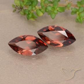 2.21 ct natürliche dunkelrot Pyrop-Granat-Edelsteine, Marquise, VVS-VS