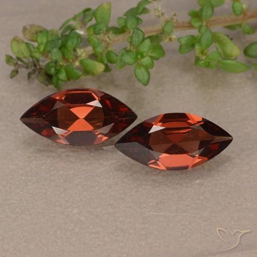 1.79ctw Natürlicher Tiefes Scharlachrot Pyrop-Granat, Marquise, VVS-VS