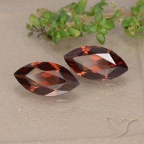 2.24 ct natürliche dunkelrot Pyrop-Granat-Edelsteine, Marquise, VVS-VS