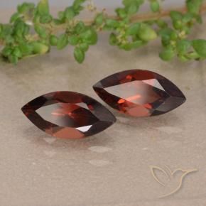 2.51 ct natürliche dunkelrot Pyrop-Granat-Edelsteine, Marquise, VVS-VS