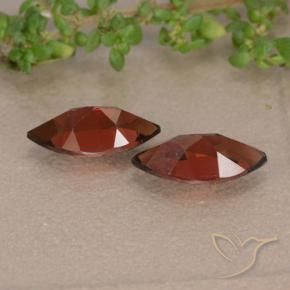 2.51 ct natürliche dunkelrot Pyrop-Granat-Edelsteine, Marquise, VVS-VS