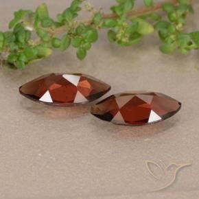 2.32 ct natürliche dunkelrot Pyrop-Granat-Edelsteine, Marquise, VVS-VS