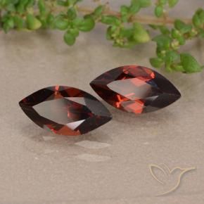 2.51 ct natürliche Tiefes Blutrot Pyrop-Granat-Edelsteine, Marquise, VVS-VS