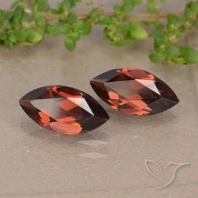2.38 ct natürliche tiefrot Pyrop-Granat-Edelsteine, Marquise, VVS-VS