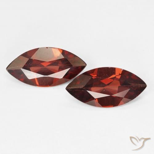 2.00ctw Natürlicher Tiefes Scharlachrot Pyrop-Granat, Marquise, VVS-VS