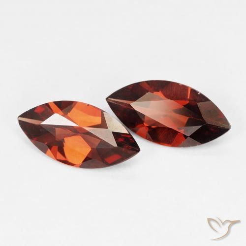 2.00 ct natürliche Tiefes Scharlachrot Pyrop-Granat-Edelsteine, Marquise, VVS-VS