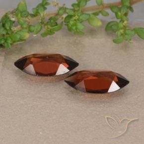 1.99 ct natürliche Mittelrot Pyrop-Granat-Edelsteine, Marquise, VVS-VS