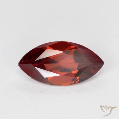 9,17 ctw natürlicher dunkelrot Pyrop-Granat, Marquise, VVS-VS