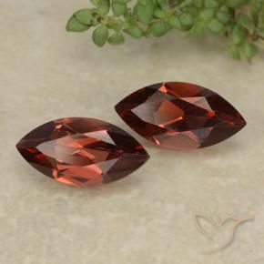 2.41 ct natürliche tiefrot Pyrop-Granat-Edelsteine, Marquise, VVS-VS
