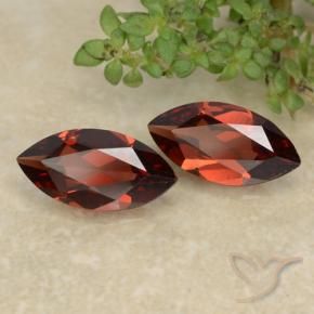 2.30 ct natürliche tiefrot Pyrop-Granat-Edelsteine, Marquise, VVS-VS