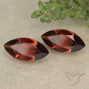 2.32 ct natürliche Tiefes Blutrot Pyrop-Granat-Edelsteine, Marquise, VVS-VS