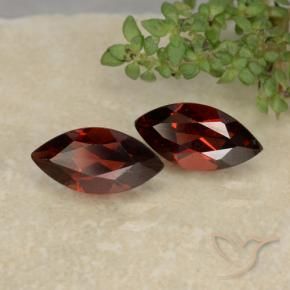 2.56 ct natürliche Tiefes Blutrot Pyrop-Granat-Edelsteine, Marquise, VVS-VS