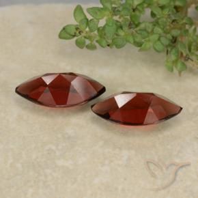 2.56 ct natürliche Tiefes Blutrot Pyrop-Granat-Edelsteine, Marquise, VVS-VS