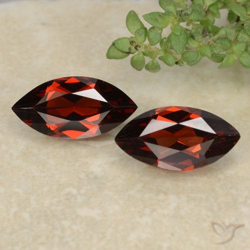 2,44 ct natürliche roter Pyrop-Edelsteine, Marquise, VVS-VS