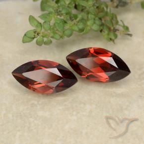 2.46 ct natürliche tiefrot Pyrop-Granat-Edelsteine, Marquise, VVS-VS