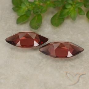 2.15 ct natürliche dunkelrot Pyrop-Granat-Edelsteine, Marquise, VVS-VS