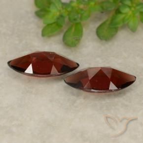 2.35 ct natürliche tiefrot Pyrop-Granat-Edelsteine, Marquise, VVS-VS