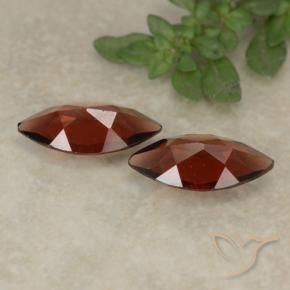 2.04 ct natürliche dunkelrot Pyrop-Granat-Edelsteine, Marquise, VVS-VS