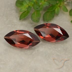 2.15 ct natürliche dunkelrot Pyrop-Granat-Edelsteine, Marquise, VVS-VS
