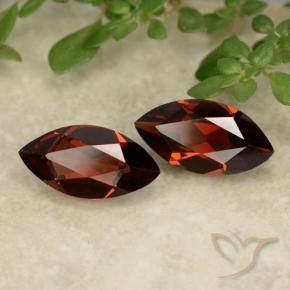2.30 ct natürliche tiefrot Pyrop-Granat-Edelsteine, Marquise, VVS-VS
