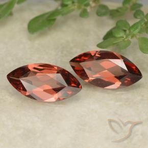 2.05 ct natürliche Tiefes Beerenrot Pyrop-Granat-Edelsteine, Marquise, VVS-VS