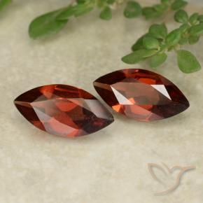 1.83 ct natürliche dunkelrot Pyrop-Granat-Edelsteine, Marquise, VVS-VS