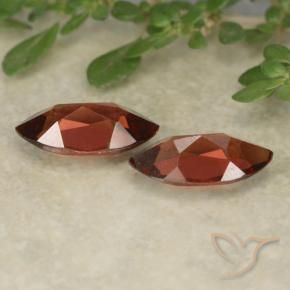 2.47 ct natürliche tiefrot Pyrop-Granat-Edelsteine, Marquise, VVS-VS