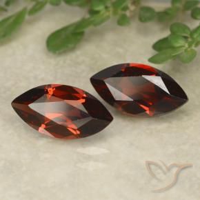 2.61 ct natürliche dunkelrot Pyrop-Granat-Edelsteine, Marquise, VVS-VS