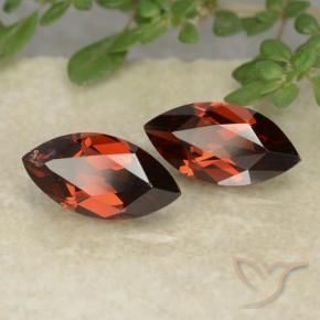 2.51 ct natürliche tiefrot Pyrop-Granat-Edelsteine, Marquise, VVS-VS