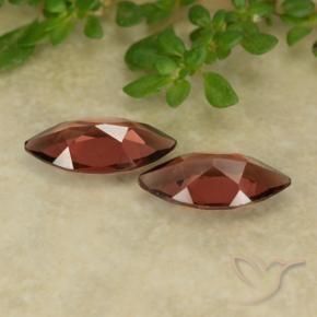 2.24 ct natürliche dunkelrot Pyrop-Granat-Edelsteine, Marquise, VVS-VS