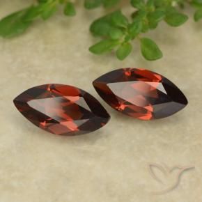 2.63 ct natürliche tiefrot Pyrop-Granat-Edelsteine, Marquise, VVS-VS