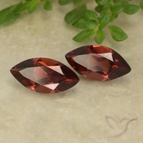 2.41 ct natürliche dunkelrot Pyrop-Granat-Edelsteine, Marquise, VVS-VS
