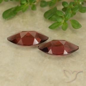 2.41 ct natürliche dunkelrot Pyrop-Granat-Edelsteine, Marquise, VVS-VS
