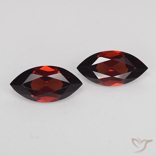 2.31ctw Natürlicher tiefrot Pyrop-Granat, Marquise, VVS-VS
