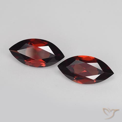 2.31 ct natürliche tiefrot Pyrop-Granat-Edelsteine, Marquise, VVS-VS