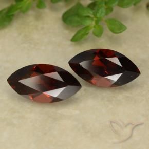 2.83 ct natürliche Tiefes Blutrot Pyrop-Granat-Edelsteine, Marquise, VVS-VS