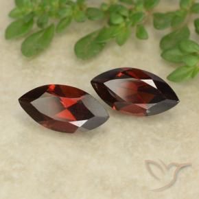 2.49 ct natürliche tiefrot Pyrop-Granat-Edelsteine, Marquise, VVS-VS