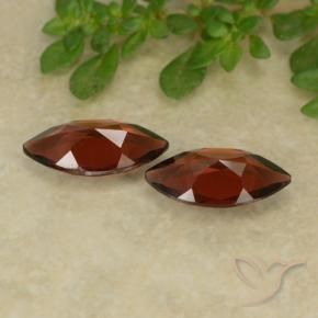 2.22 ct natürliche dunkelrot Pyrop-Granat-Edelsteine, Marquise, VVS-VS