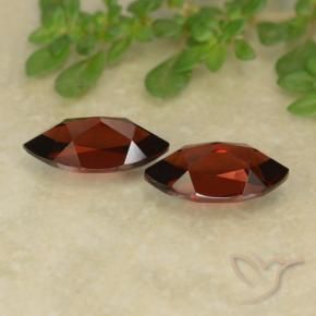 2.95 ct natürliche dunkelrot Pyrop-Granat-Edelsteine, Marquise, VVS-VS