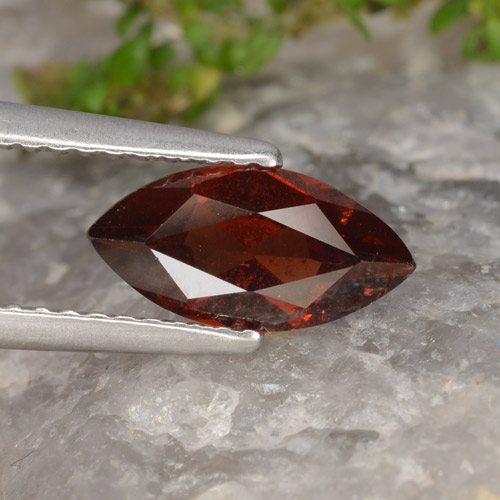 1,22 ctw natürlicher roter Pyrop, Marquise, VVS-VS