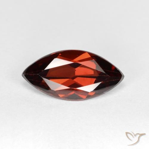 1.24ct Natürlicher tiefrot Pyrop-Granat, Marquise, VVS-VS