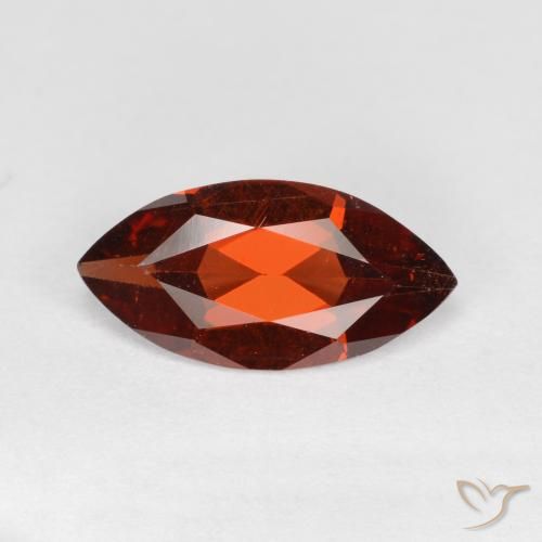 1.12ct Natürlicher tiefrot Pyrop-Granat, Marquise, VS