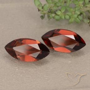 2.27 ct natürliche dunkelrot Pyrop-Granat-Edelsteine, Marquise, VVS-VS
