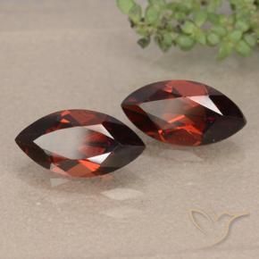 2.65 ct natürliche tiefrot Pyrop-Granat-Edelsteine, Marquise, VVS-VS