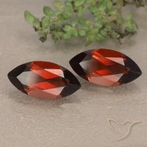 2.53 ct natürliche dunkelrot Pyrop-Granat-Edelsteine, Marquise, VVS-VS