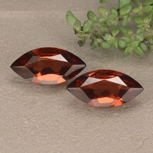 1.72ctw Natürlicher Scharlachrot Pyrop-Granat, Marquise, VVS-VS
