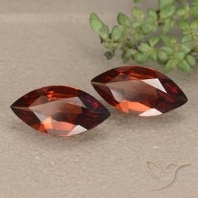 1.72 ct natürliche Scharlachrot Pyrop-Granat-Edelsteine, Marquise, VVS-VS