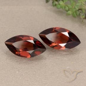 2.30 ct natürliche Sangria Rot Pyrop-Granat-Edelsteine, Marquise, VVS-VS