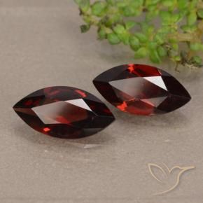 2.22 ct natürliche tiefrot Pyrop-Granat-Edelsteine, Marquise, VVS-VS